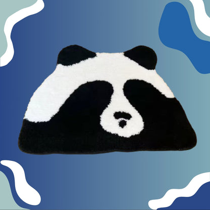 PANDA BLACK AND WHITE RUG