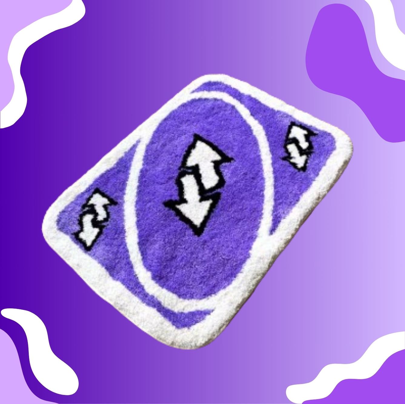 PURPLE REVERSE CARD RUG