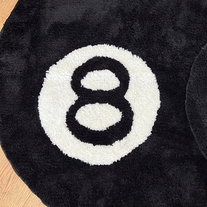 8 POOL BALL RUG