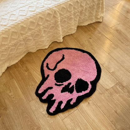 MELTING SKULL RUG