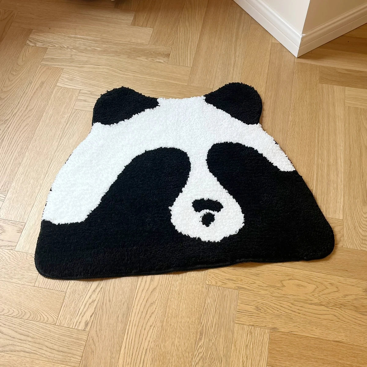 TAPIS PANDA NOIR ET BLANC