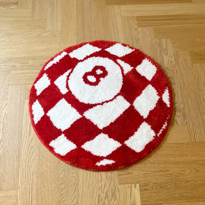 8 STRIPPED POOL RUG