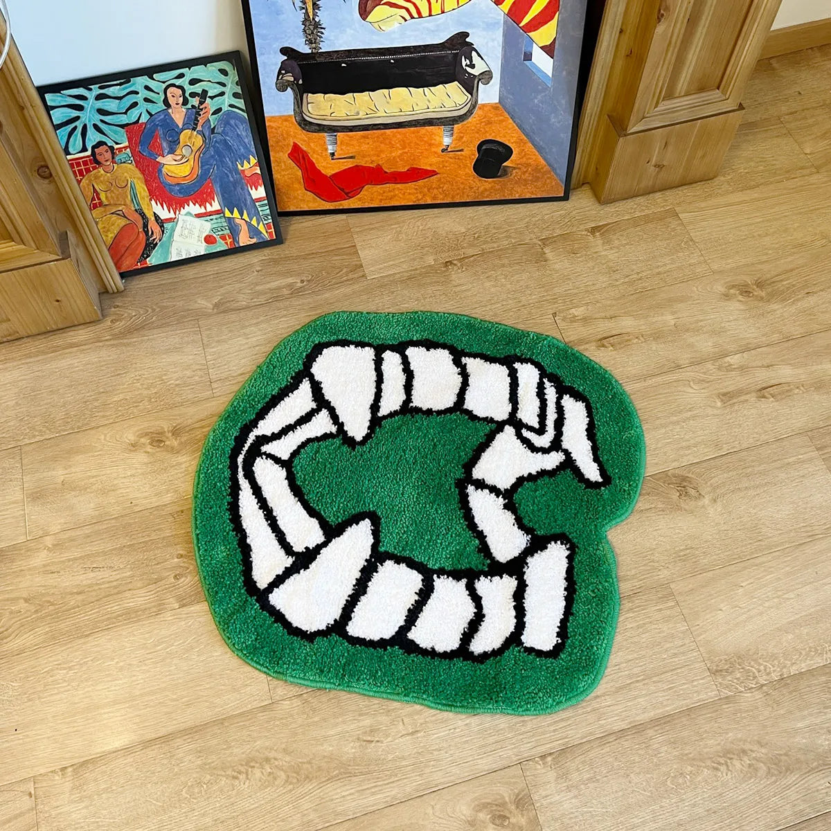 VAMPIRE TEETH RUG