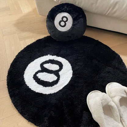 8 POOL BALL RUG