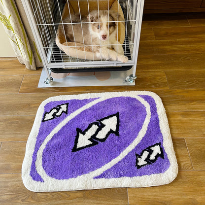 PURPLE REVERSE CARD RUG