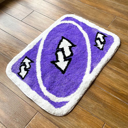 PURPLE REVERSE CARD RUG